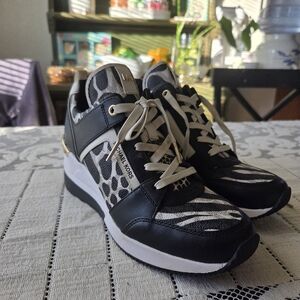 Michael Kors Black and White Sneakers